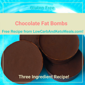 Chocolate Fat Bombs ~ A Free Recipe ~ Brought to you by LowCarbAndKetoMeals.com!