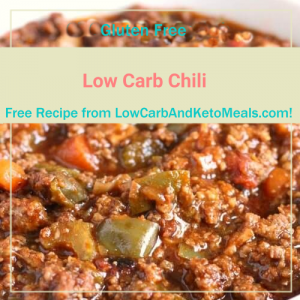 Low Carb Chili ~ A Free Recipe ~ Brought to you by LowCarbAndKetoMeals.com!